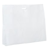 thumbnail of Witte HDPE plastic tas met uitsnijdingen 70 + 30 x 65 cm per 200 - Gimex