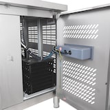 thumbnail of GastroHero Kühltisch Edelstahl GN 1/1 mit Aufkantung 1 Tür 6 Schubladen Umluftkühlung -2 °C bis +8 °C 230 V Profi Gastronomie 2230x700x850 mm