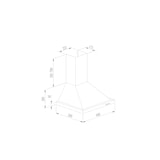 thumbnail of Campana Extractora EVVO CE21 Pyramid