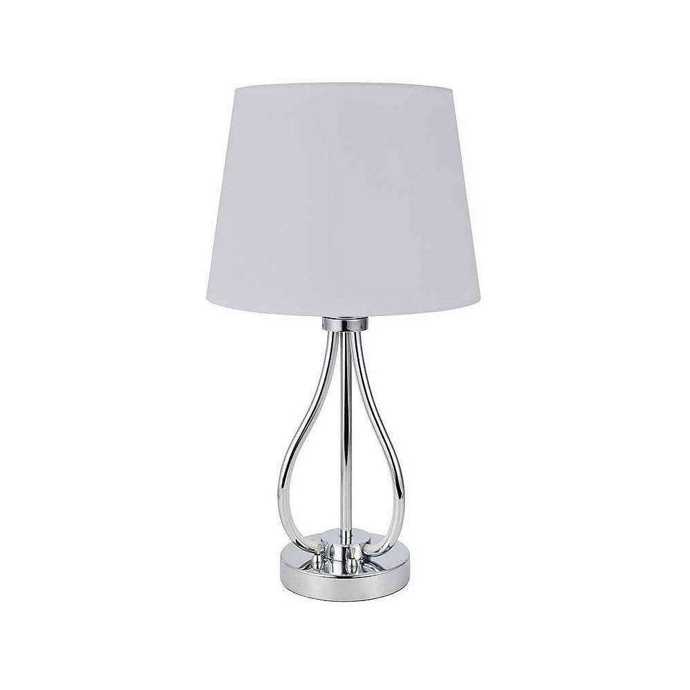 Sobremesa Dubrovnik 9wLED+e27 Cromo FABRILAMP