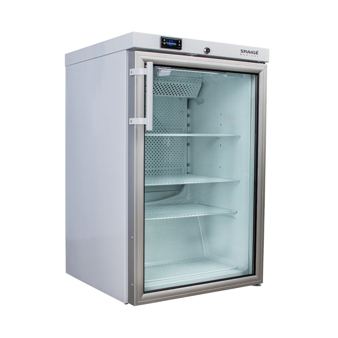 Medikamentenkühlschrank Laborkühlschrank Apotheken-Kühlschrank Glastür +2/+8°C 130L