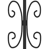 thumbnail of vidaXL Zauntor mit Speerspitze Schwarz 305 x 125 cm Pulverbeschichteter Stahl