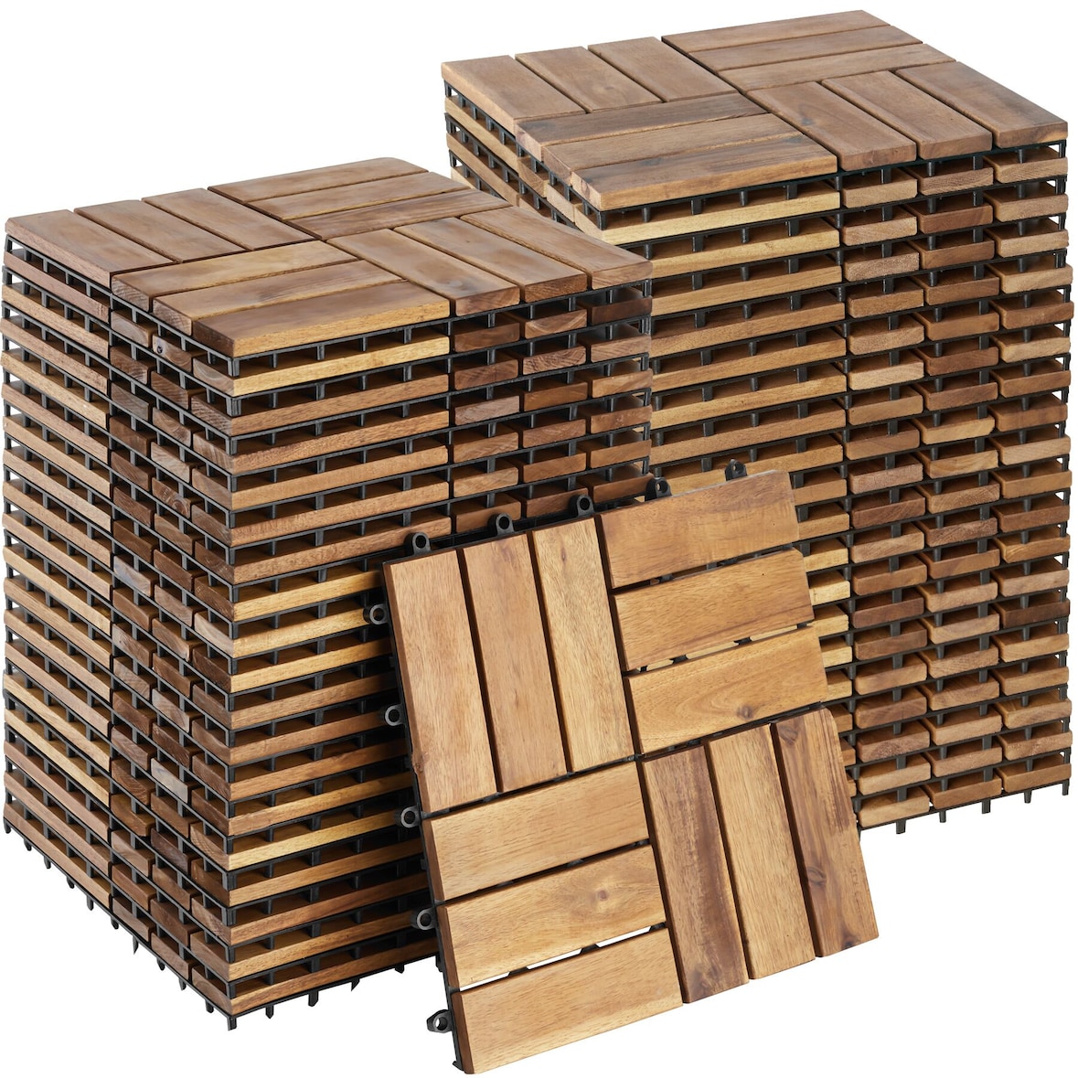 tectake Dalles de terrasse TABULA 12 lames - 40 - 406064