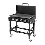 thumbnail of METRO PROFESSIONAL 4-Hauptbrenner Gasgrill Dayton, Grillfläche 53 x 87 cm, fahrbar, Schutzabdeckung, Stahl, schwarz