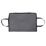 thumbnail of SVITA 3er Set Aufbewahrungstasche L faltbare Unterbettkommode Sichtfenster Griffe Reißverschluss Stoff Dunkelgrau