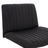 thumbnail of SVITA EMILY Loungesessel Relaxsessel höhenverstellbar mit Rückenlehne Leinen-Optik Schwarz