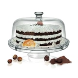 thumbnail of Cúpula e Prato de Pé Palladio Ø 31 cm Alt. 22,5 cm em Vidro - Suporte Multiusos Borgonovo.