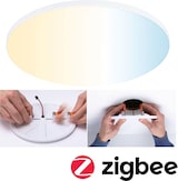 thumbnail of Paulmann VariFit LED Einbaupanel Smart Home Zigbee 3.0 Veluna Edge IP44 rund 200mm  18W 1400lm Tunable White Weiß dimmbar 79957