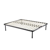 thumbnail of Dmora Doppelbettgestell Olga, 14 orthopädischer Lattenrost, 100% Made in Italy, 160x190x30 cm