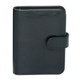 thumbnail of bind Systemplaner A7 FINEtouch-Lederimitat Druckknopf Einlagen Terminplaner Kalender schwarz 17501