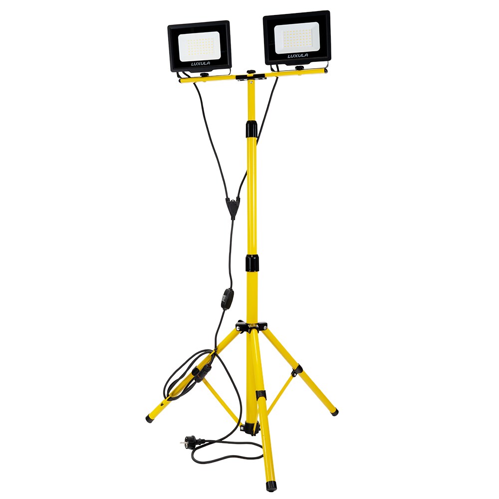 LUXULA LED Fluter LX400171 100 W 4000 K neutralweiß schwarz, gelb IP65