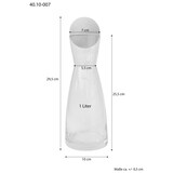 thumbnail of Glas-Karaffe mit Zirben-Kugel Wasserkaraffe 40.10-007