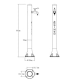 thumbnail of Sined ACQUA Fuente de polietileno con conexión lateral Ideal para regar, Verde
