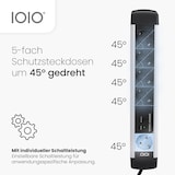 thumbnail of IOIO MS 2500 Aluminium Master Slave 5-fach Steckdosenleiste