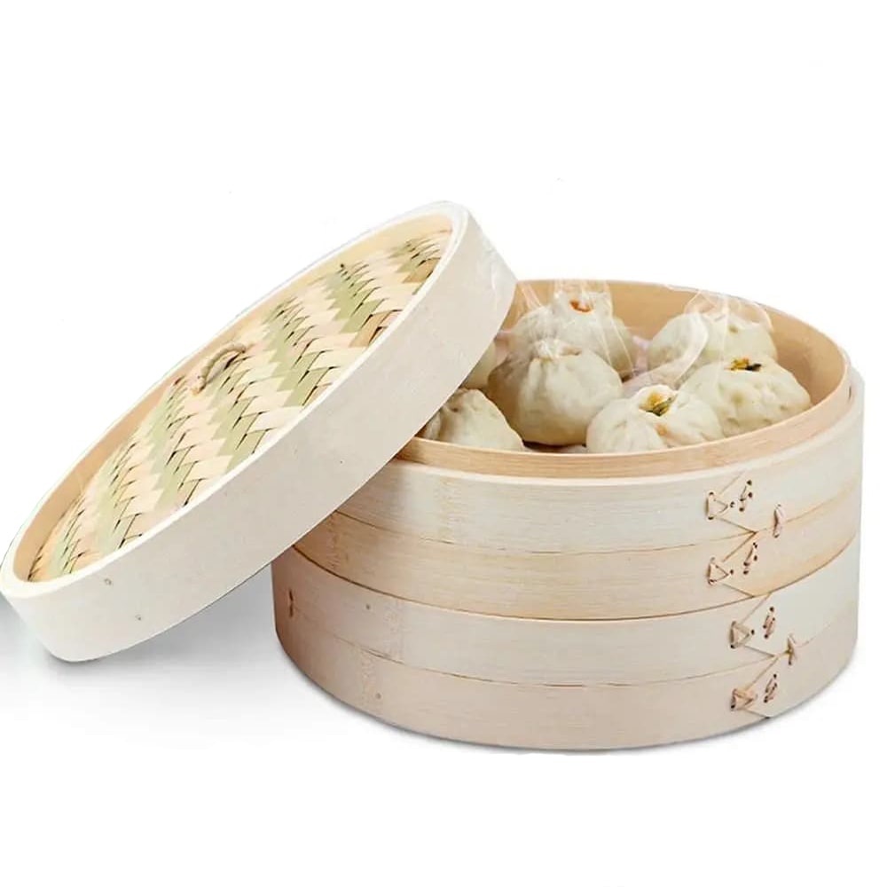 Cesta de vapor de bambú Ø10cm