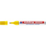 thumbnail of edding 3000 Permanentmarker 100% Recycelt Mittel Rundspitze 1,5 - 3 mm Gelb Nachfüllbar Wasserbeständig