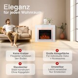 thumbnail of KAMINIO Elektrokamin MATTI - Elektrischer Standkamin mit Heizung, 3D-Flammeneffekt, LED-Ambientelicht, Fernbedienung - 38 Zoll, Weiß