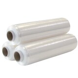 thumbnail of Handstretchfolie, vorgedehnt, 430mm breitx600lfm, 8µ, transparent, randverstärkt, 6 Rollen.
