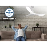 thumbnail of Ventilateur de plafond Réversible  Thermostat Wifi Moteur à courant continu Toits en pente Télécommande Hypersilence Mémoire