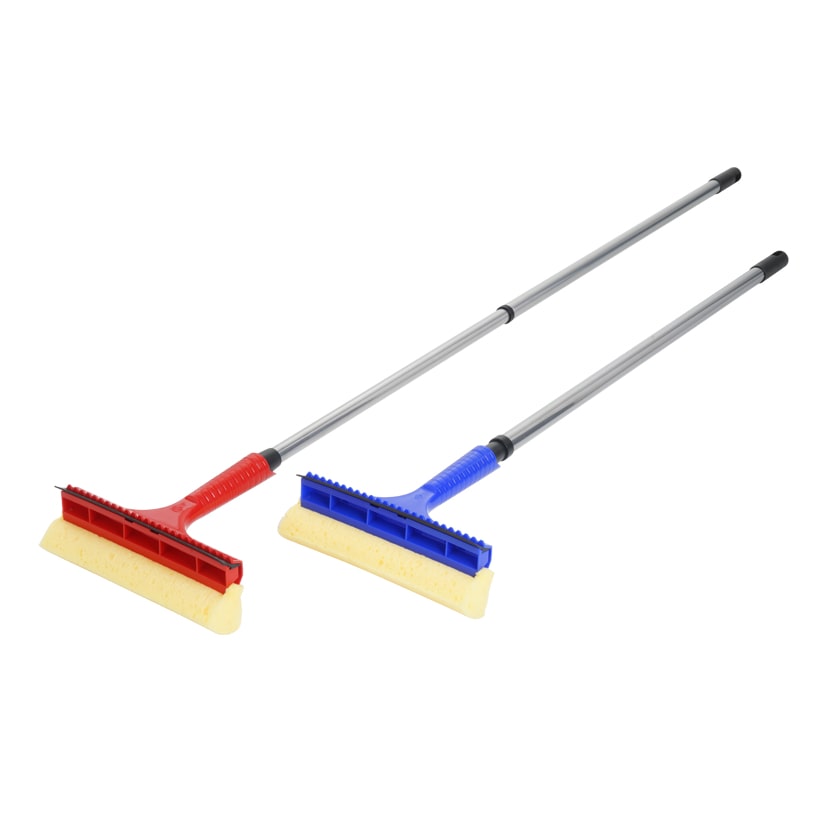 Masta, lavavetri plastica con manico 130cm , nero