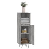 thumbnail of vidaXL Badschrank Grau Sonoma 30x30x100 cm Holzwerkstoff