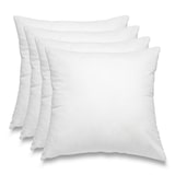 thumbnail of 4er Set Federkissen 100% Federn 40x40 - 300g OEKO-TEX Kissen Füllkissen Bezug Baumwolle weiß / Innenkissen / Kissenfüllung / kleine Kopfkissen / Sofak