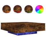 thumbnail of Table basse avec lumières LED chêne fumé 100x100x31 cm Modèle Nova Cuisine