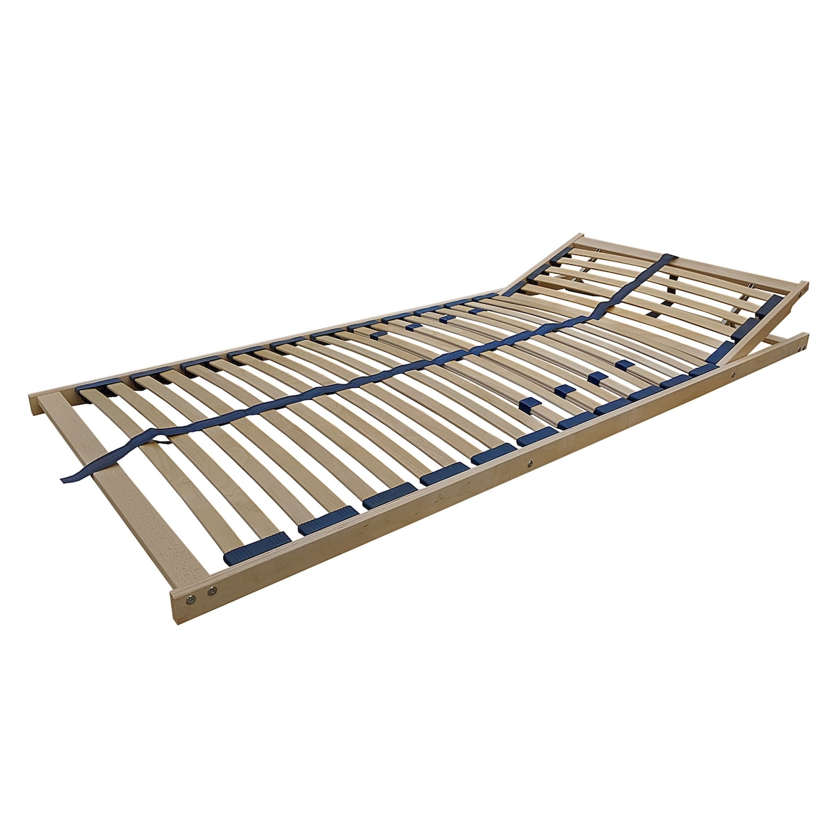 Weißes Einzelbett Massivholz Buche 120x220 mit wählbarem Zubehör V-60.86-12-220W
