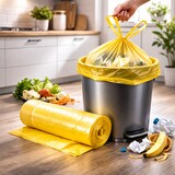 thumbnail of RyanPack Müllbeutel HDPE mit Zugband – Reißfest & Stabil – 40x50 cm – 8µ – Gelb – 3000 Stück (Karton)