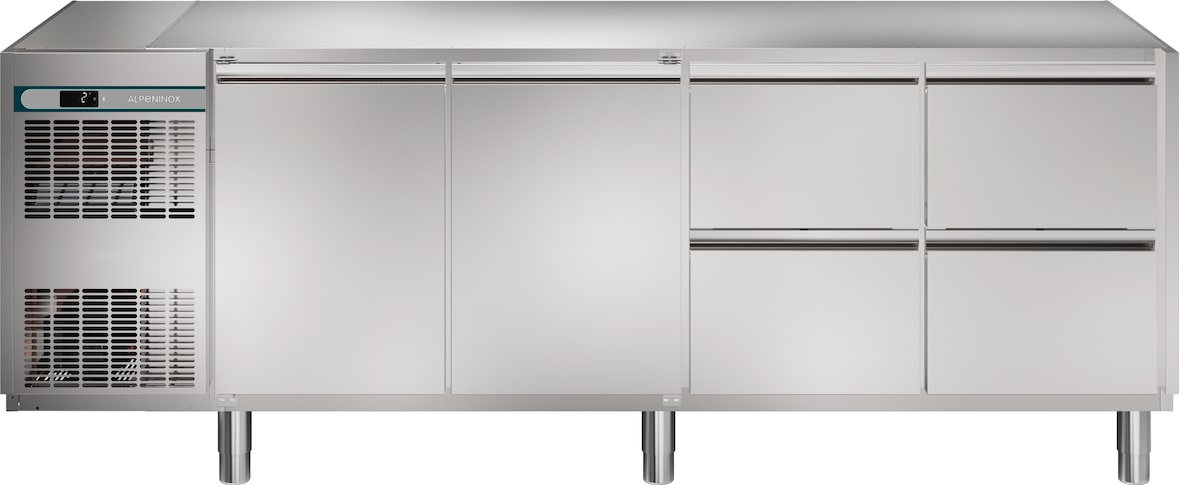 ALPENINOX Kühltisch (4 Abteile) CRIO HPM 4-7031, 590 Liter