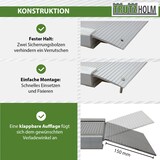 thumbnail of TRUTZHOLM 1x Auffahrrampe extrabreit 78 cm Traglast 600 kg Länge 214 cm Eventrampe geriffelt