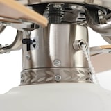 thumbnail of vidaXL Dekorativer Deckenventilator mit Leuchtmittel 82 cm Hellbraun
