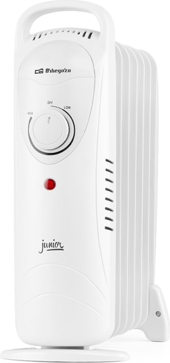 Orbegozo radiador de aceite junior RO 1220, 9 elementos, termostato regulable, asa para transporte, 1200 W