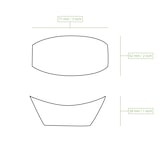 thumbnail of BIOZOYG 200 Stück Snackschalen Einwegschalen Holzschiffchen 80mm, biologisch abbaubar, für Fingerfood, Schalen aus nachhaltiger Forstwirtschaft