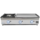 thumbnail of Plancha a gas profesional LUX WORLDMAI de 60 cm en acero laminado con fogón para hostelería. Plancha INOX para cocina industrial de bar y restaurante.