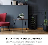 thumbnail of Klarstein Bellevin 18 Uno Weinkühlschrank 50 Liter 11-18 °C LED Touch SingleZone Schwarz