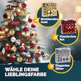 thumbnail of Casaria Weihnachtskugeln Weihnachtsbaumkugeln gold 103 tlg.