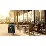 thumbnail of ALLboards Chevalet stop-trottoir étanche 78×44 cm cadre CLASSIC BRUN