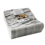 thumbnail of PAPSTAR 1500 Hamburger-Tüten, Pergament-Ersatz 16 cm x 18 cm "Newsprint" fettdicht