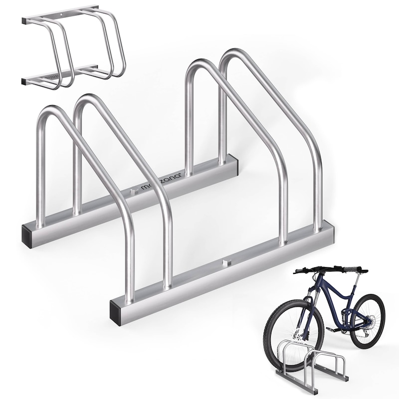 Monzana Fahrradstnder fr 2 Fahrrder - 30-65 mm Reifenbreite | METRO
