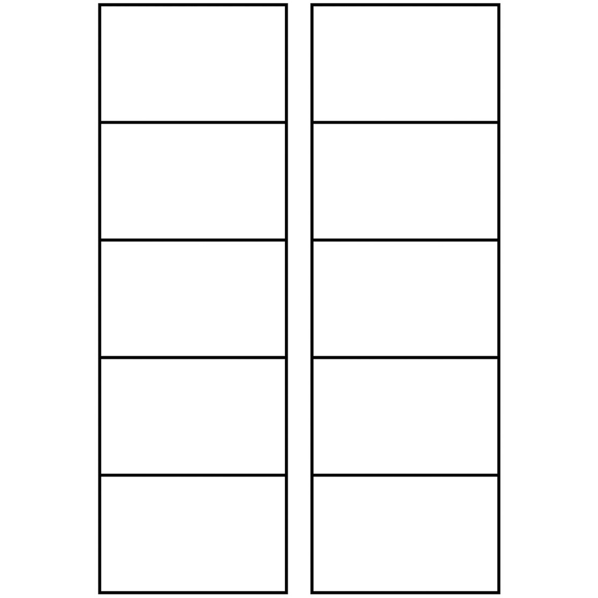Avery Zweckform Visitenkarte C32011-25 weiß 250 St./Pack.