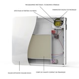 thumbnail of Kalia Elektrische keramische radiator GLASS wit 1000W Keramiek Wit