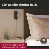 thumbnail of Paulmann LED Wandleuchte 3-Step-Dim Hulda USB C   3000K 130lm 230V 2,5W dimmbar Schwarz matt 71109