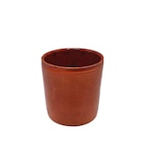 thumbnail of Vaso de terracota Barone CM.8 sin asa CC.200 hecho a mano para mesa rústica