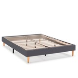 thumbnail of Base tapizada Aura 160x200 cm  Gris Oscuro, 30 cm Altura