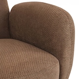 thumbnail of Sillón HWC-P33, sillón lounge/relax/cocktail Sillón tapizado, tela/textil chenilla (330 g/m²) Oeko-Tex ~ marrón