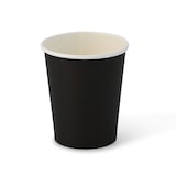 thumbnail of BIOZOYG 250 Stück Einwegbecher 200ml / 8oz Pappbecher Einmalbecher schwarz bedruckt Kaffee Heißgetränke Recycling biologisch kompostierbar