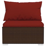 thumbnail of vidaXL 4-tlg. Garten-Lounge-Set mit Auflagen Poly Rattan Braun