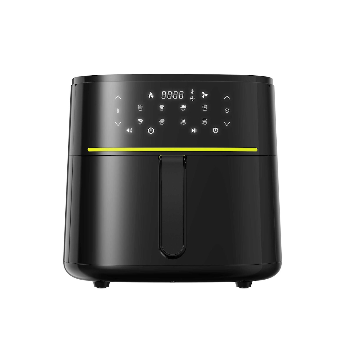 BERGNER - Freidora de aire XTRA de 6L y 1500W con 8 programas preconfigurados