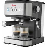 thumbnail of Máquina Espresso e Cappuccino para café em pó e pastilhas 1100 W. Bomba italiana de 15 bar com 3 filtros fornecidos